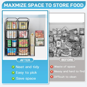 SUNALLY metal construction provides durable freezer storage