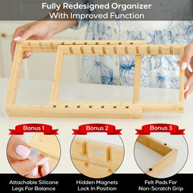 Sunny Tots adjustable dividers fit lids, trays, and muffin pans securely.