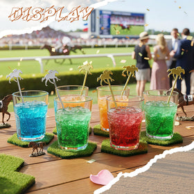Sunnychicc Derby Stirrers sturdy plastic, reusable for gatherings.