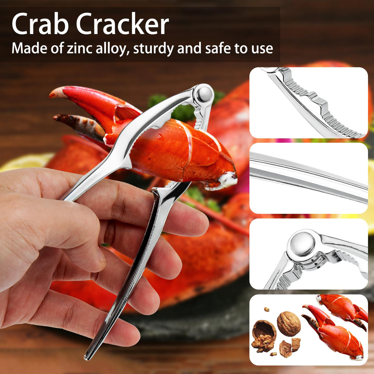 Suoundey crab leg fork helps precise leg picking