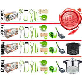 Supa Ant canning jar lifter safely handles hot jars.