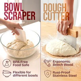 Superbaking gift packaging sourdough set presents a thoughtful home baker gift.