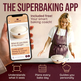 Superbaking sourdough guide and recipe book supports beginners with practical tips.