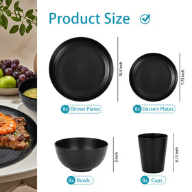 Supernal unbreakable plates shown in a table setting