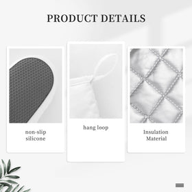 SUPLUCHOM 4-pack kitchen gloves ideal for cooking, baking, and serving.