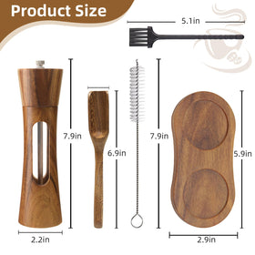 SUPRNN grinders with clear view window to monitor spice levels