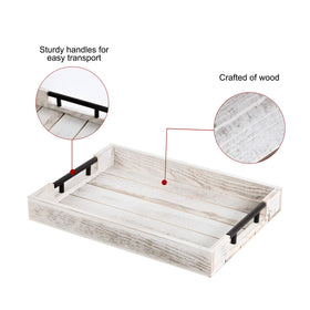 SUQANACY home decor tray displayed on a coffee table for warmth