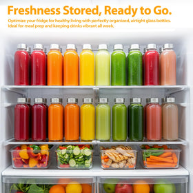 Sursip BPA-free glass stays odor-free and dishwasher safe.