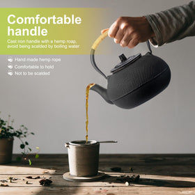 Suyika 650ml capacity teapot ideal for 1-2 servings