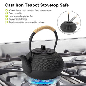 Suyika Tetsubin teapot in a decorative kitchen display