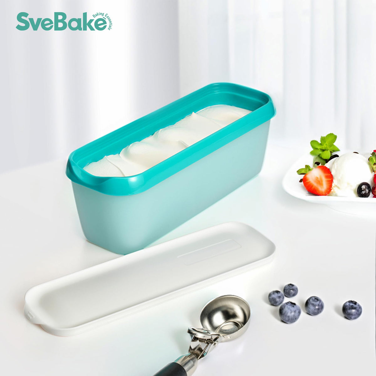 SveBake freezer-friendly design highlights stackability and organization