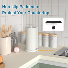 Swaitee base with non-slip pad prevents sliding on counters