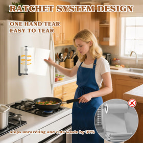 Swaitee self-adhesive paper towel holder mounted on tile surface.