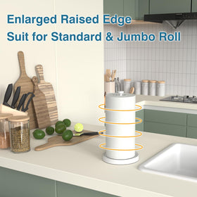 Swaitee towel holder with ratchet mechanism enables easy one-handed tearing