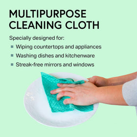 Swedish Wholesale dishcloths bulk 10-pack for home, kitchen and business use.