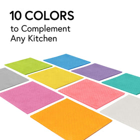 Swedish Wholesale dishcloths compostable material helps reduce landfill waste.