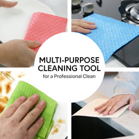 Swedish Wholesale dishcloths red color adds visibility and style during cleaning.