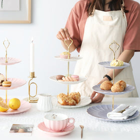 Sweejar cake stand middle tier 8-inch for balanced presentation