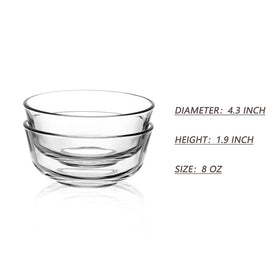 Sweejar dessert bowls ideal for ice cream and fruit servings.