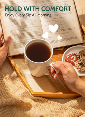 Sweese mug is dishwasher, microwave, and freezer safe