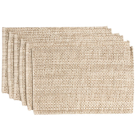Sweet Home Collection egg-shell placemats close-up showing soft cotton texture