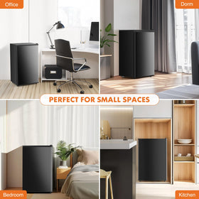 Sweetcrispy mini fridge quiet operation suitable for bedrooms