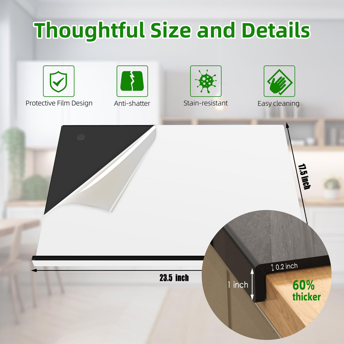 SWSKR gift-ready kitchen cutting board suits cooking enthusiasts.