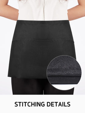 Syntus apron used for cleaning, serving, or cooking tasks.