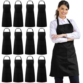 Syntus bib apron with adjustable neck strap for a comfortable fit.