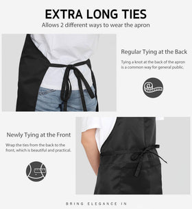 Syntus lightweight yet durable bib apron for daily tasks.