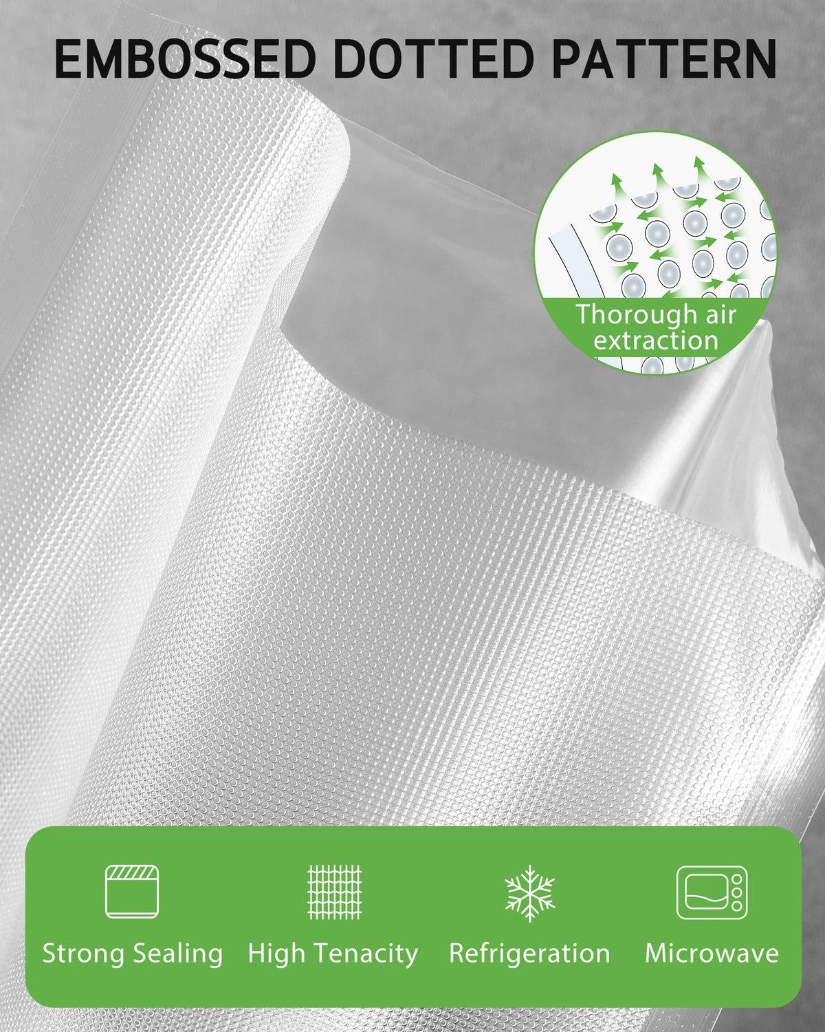 Syntus BPA-free bags safe for freezer storage, microwave use, and sous vide