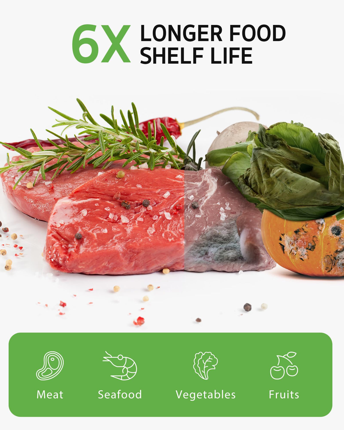 Syntus airtight seal helps keep food fresh longer