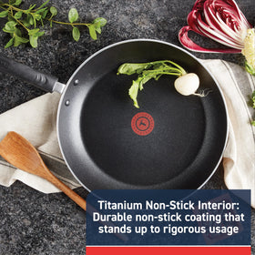 T-Fal Experience 10.5 inch fry pan lid with vent and cool-touch handle