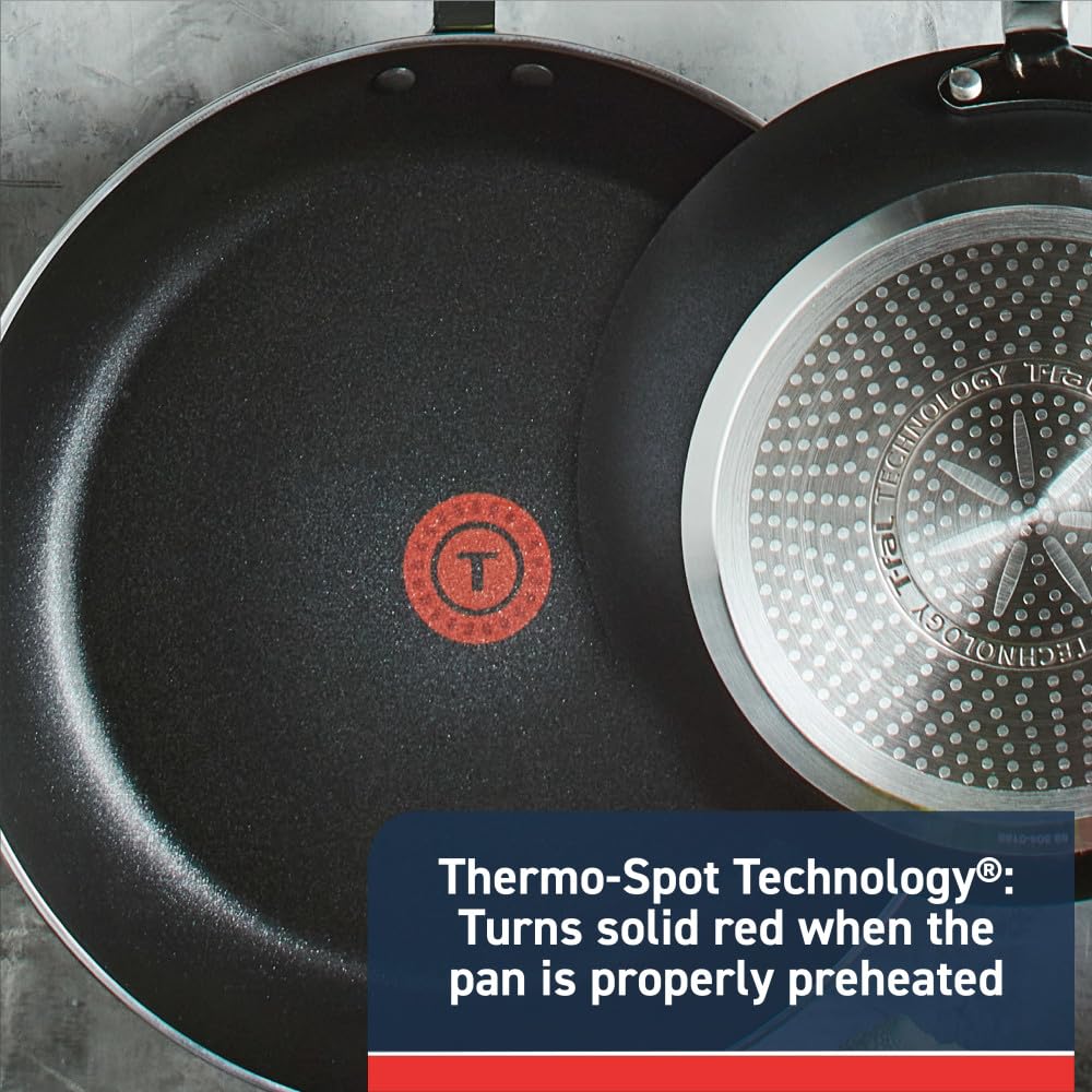 T-Fal Experience 12-inch fry pan handles family-sized batches and vegetable sautés.