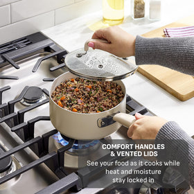 T-Fal Signature 5-quart Dutch oven with lid for hearty one-pot meals.
