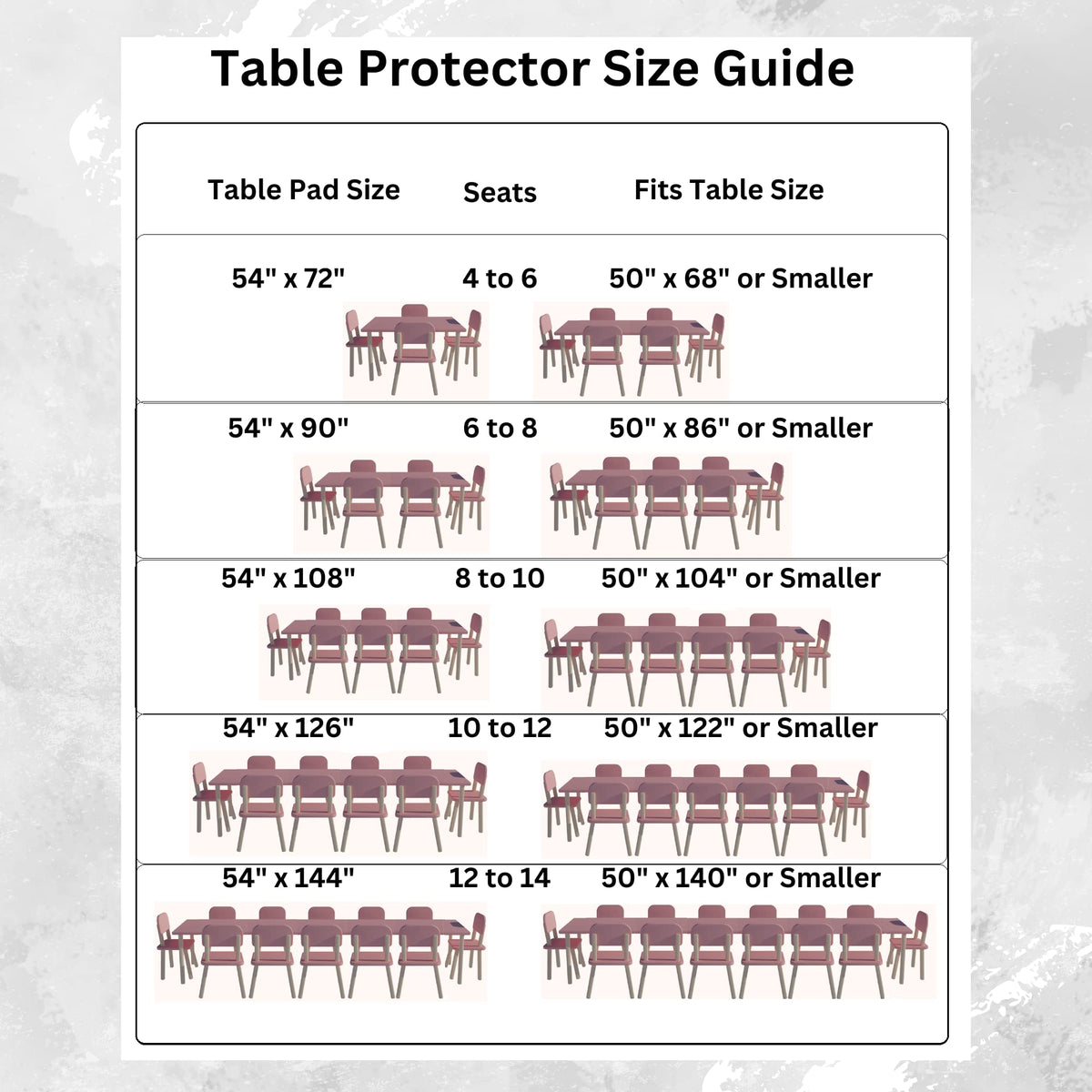 Tablecloths by Design table pad protector versatile for meals and crafts