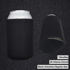 TahoeBay blank beer can cooler sleeve in white for personalized events