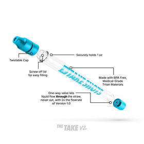 TakeV2 no-spill seal prevents leaks during movement.