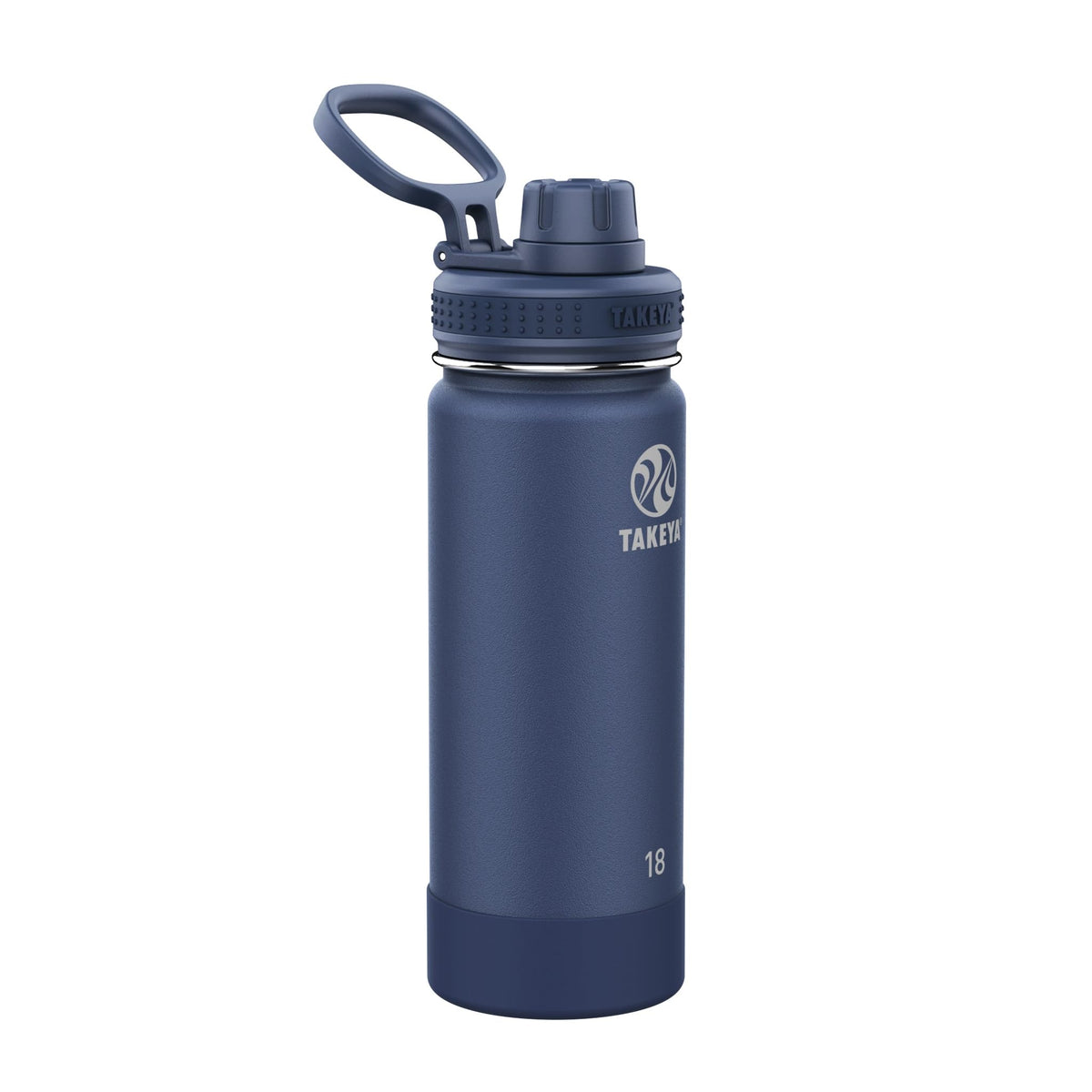 Takeya Actives bottle front view for everyday hydration with durable stainless steel