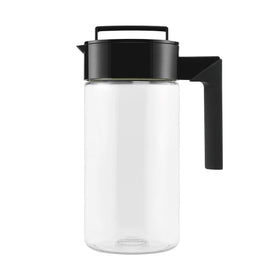 Takeya Airtight Pitcher with leakproof lid keeps beverages fresh and spill-free.