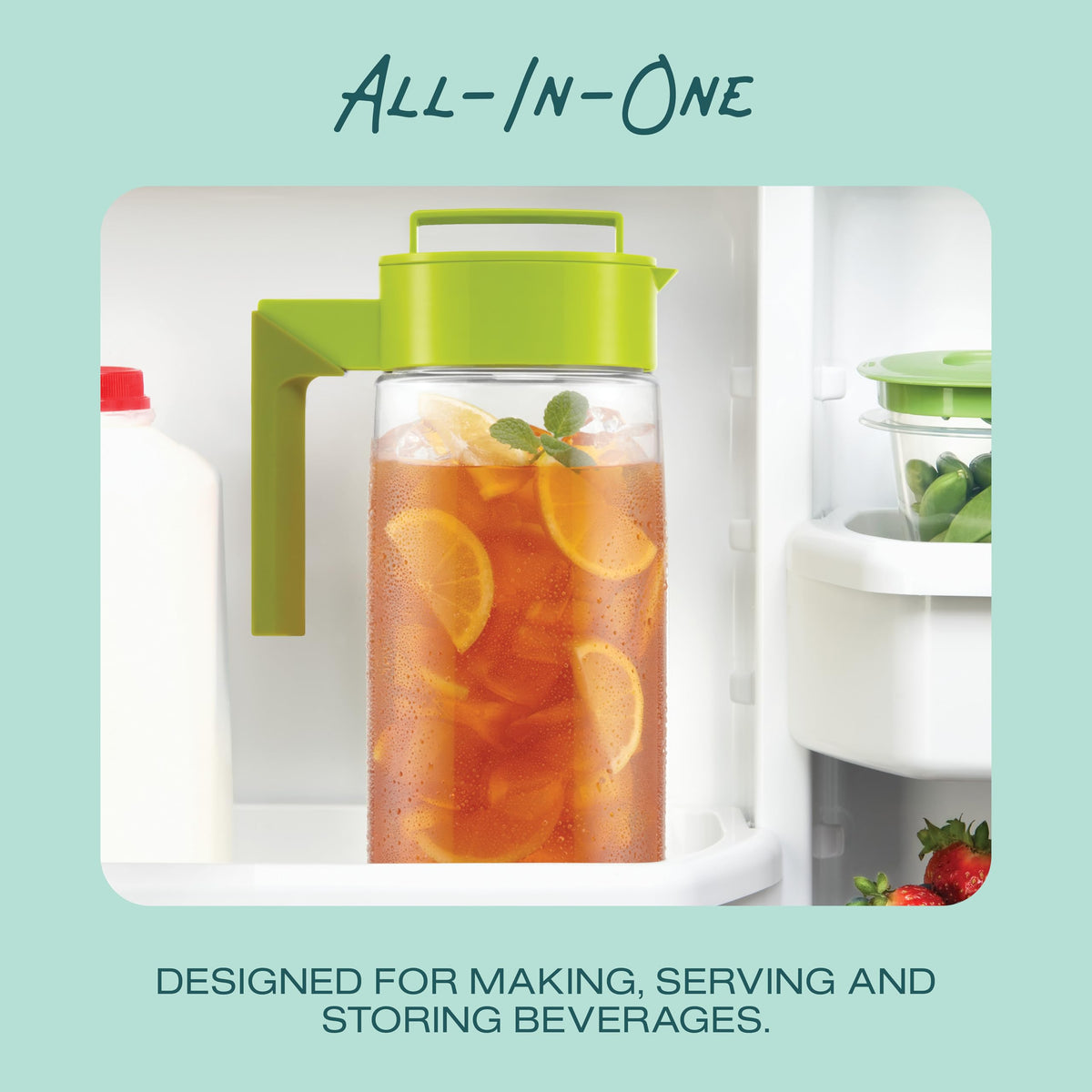 Takeya Airtight Pitcher made in the USA for durable, trusted quality.