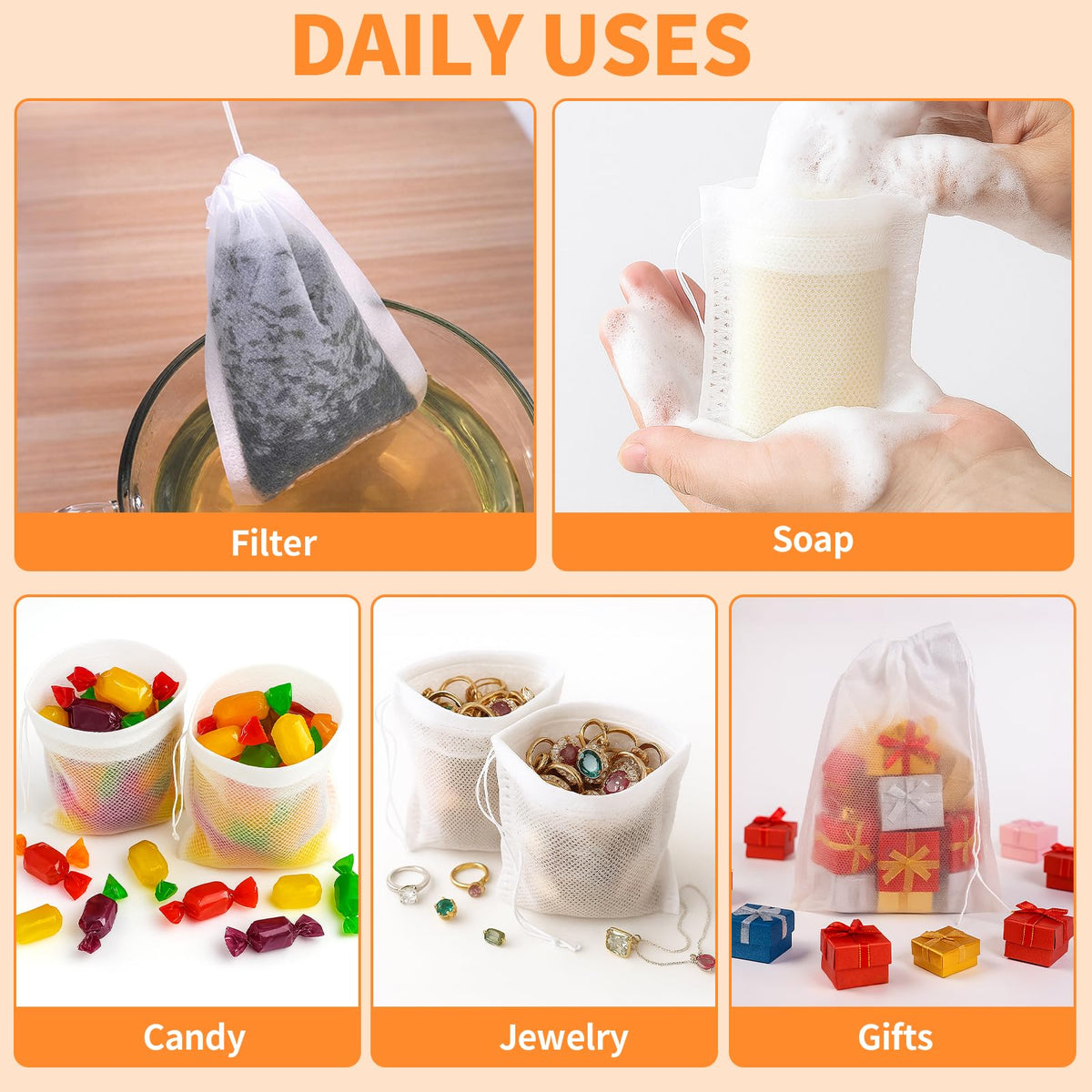 TamBee spice bags for cooking feature secure closure and aroma retention.