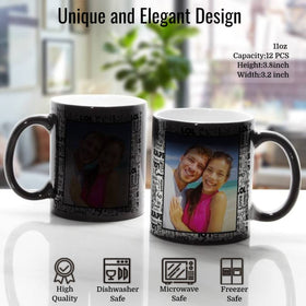 TANGLONG magic mug demonstrates dramatic color change during hot beverage use