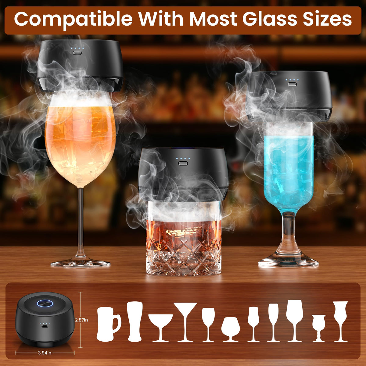 Tapsmok multi-use flavor infuser elevates cheeses, meats, coffee with aromatic smoke.