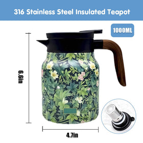 TBHAPY one-handed pouring design makes serving tea effortless.