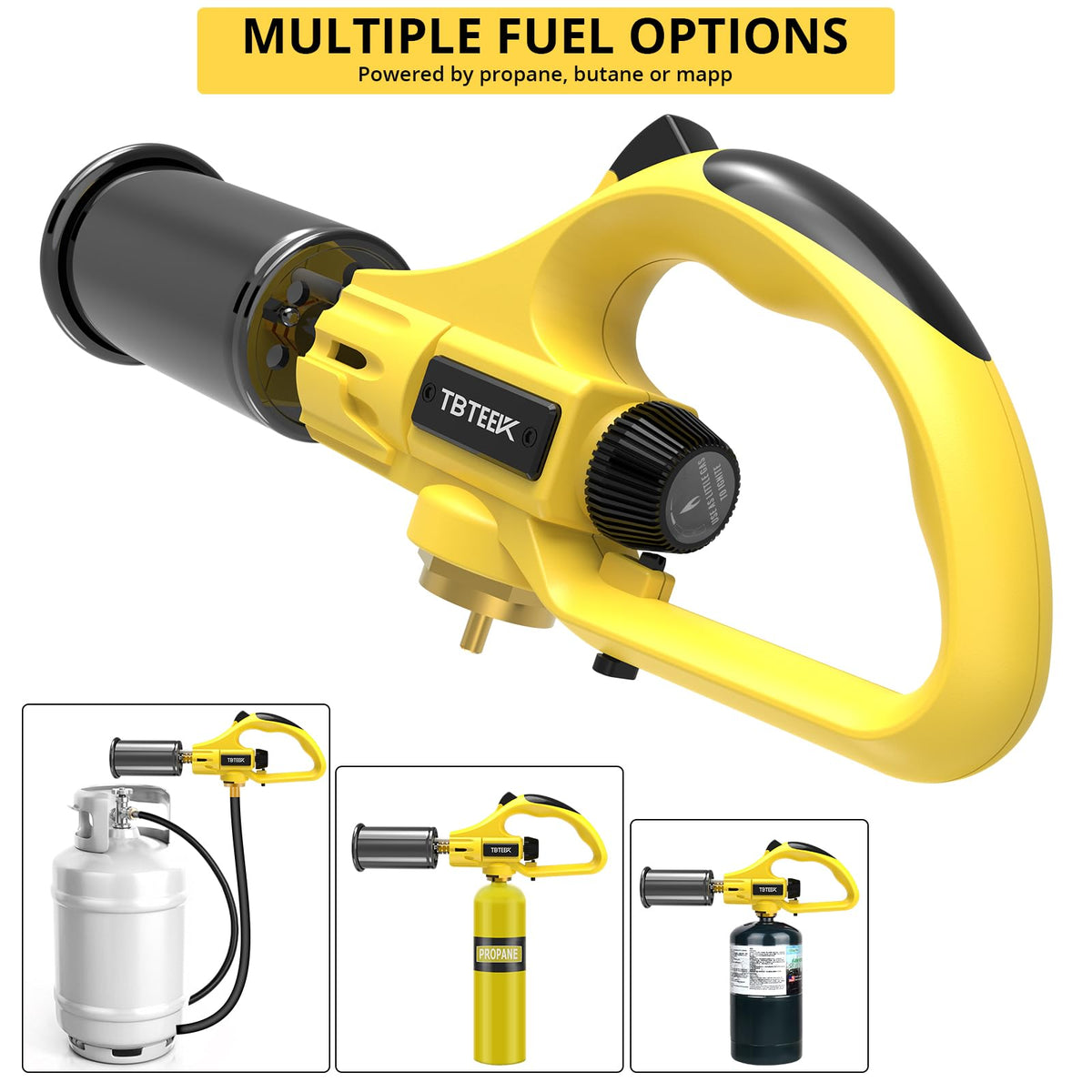 TBTeek high-temperature torch reaches up to 2500°F for versatile cooking