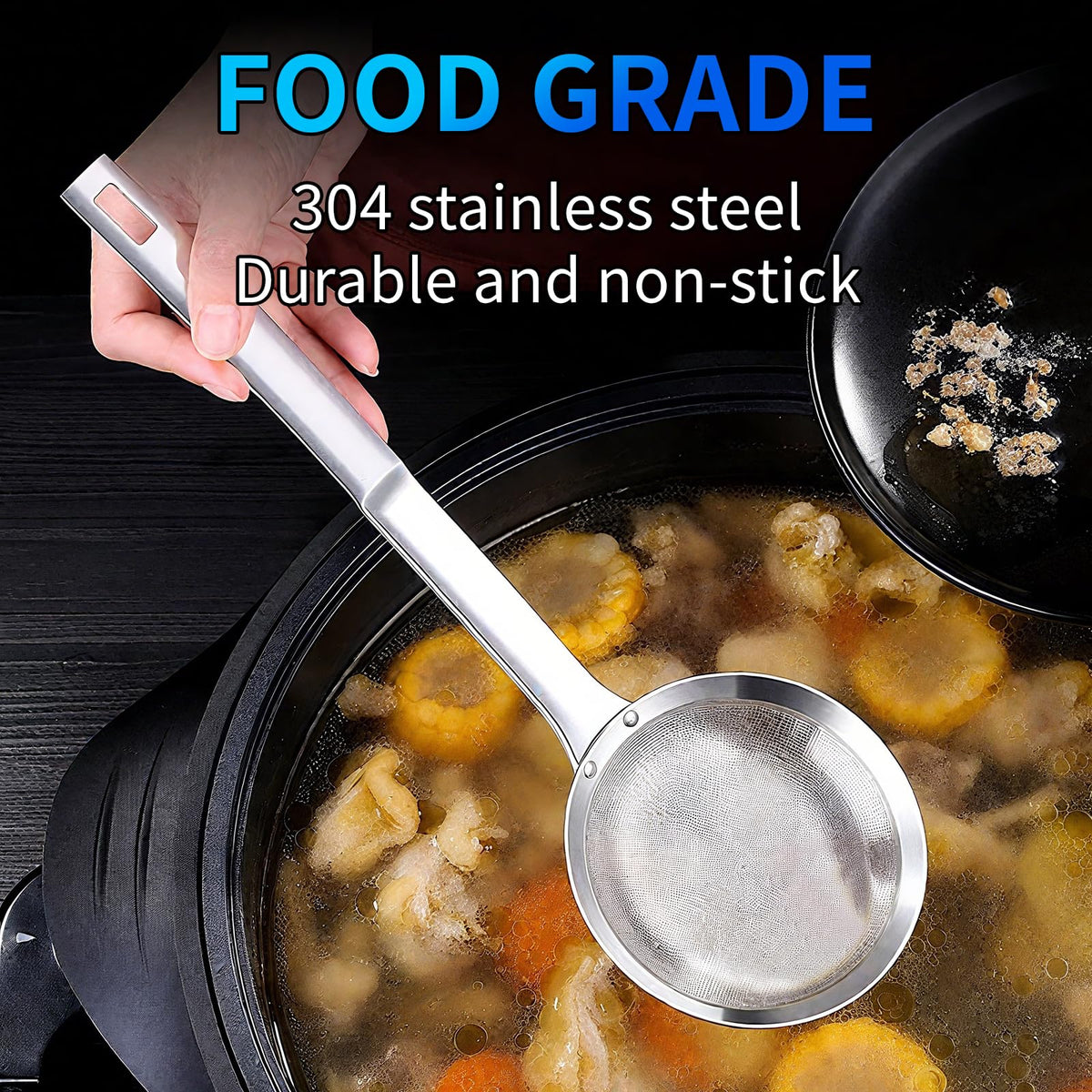 TBWHL fruit and vegetable wash sieve for thorough rinsing.