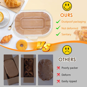 tchrules heat-resistant loaf liner withstands 450f for even baking.