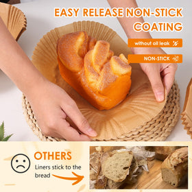 tchrules loaf pan liner eco-friendly material keeps your kitchen greener.