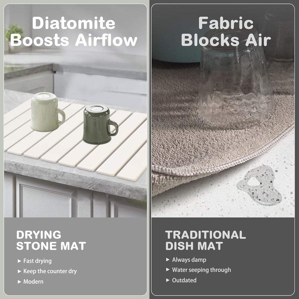 tdcokhe food-grade diatomaceous-earth material stays safe for contact with dishes.